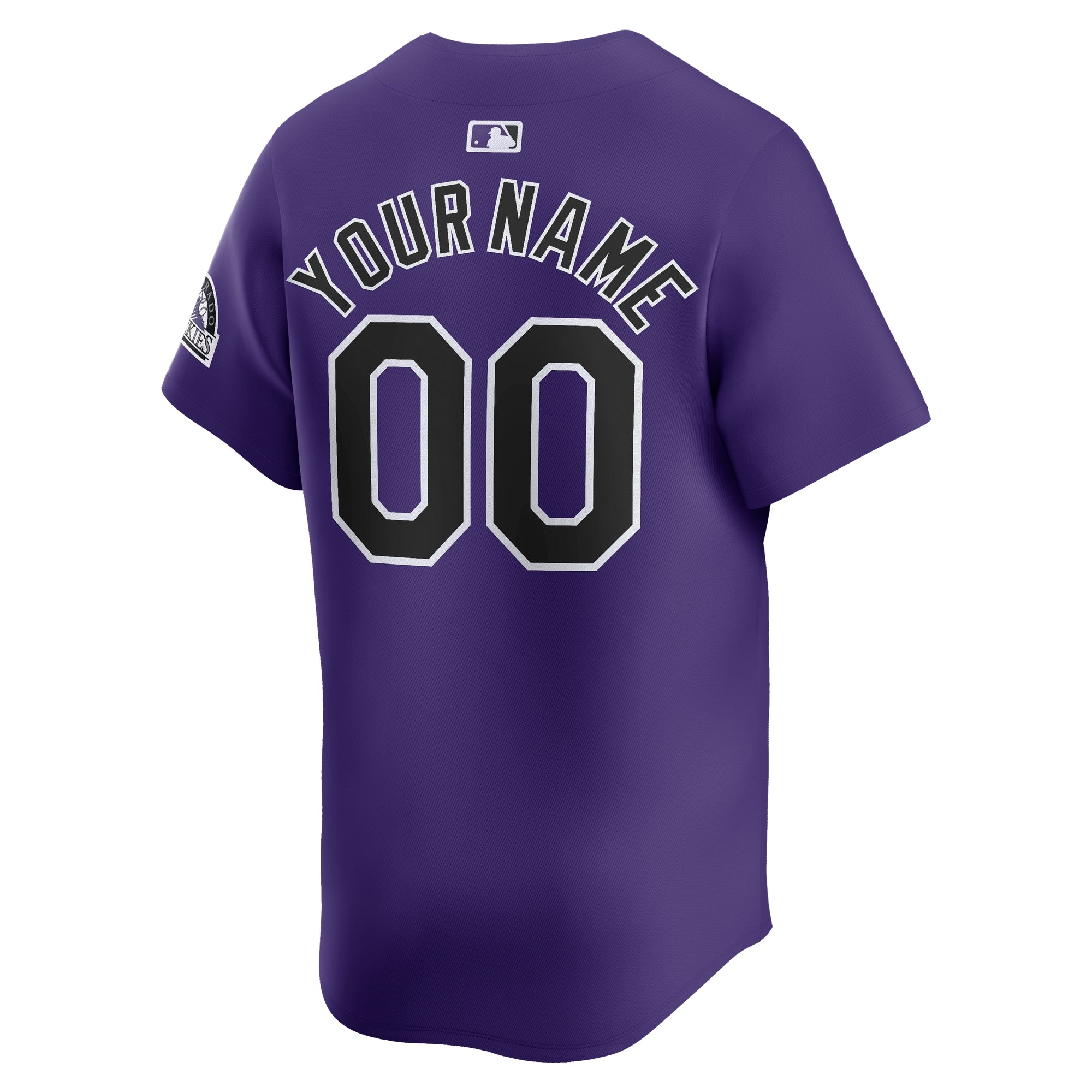 Colorado Rockies Nike Alternate Limited Custom Jersey – Purple