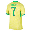 Vini Jr. Brazil National Team Nike 2024 Home  Jersey - Yellow