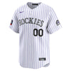 Colorado Rockies Nike 2024 MLB World Tour Mexico City Series Home Limited Pick-A-Player Custom Jersey – White