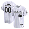 Colorado Rockies Nike 2024 MLB World Tour Mexico City Series Home Limited Pick-A-Player Custom Jersey – White